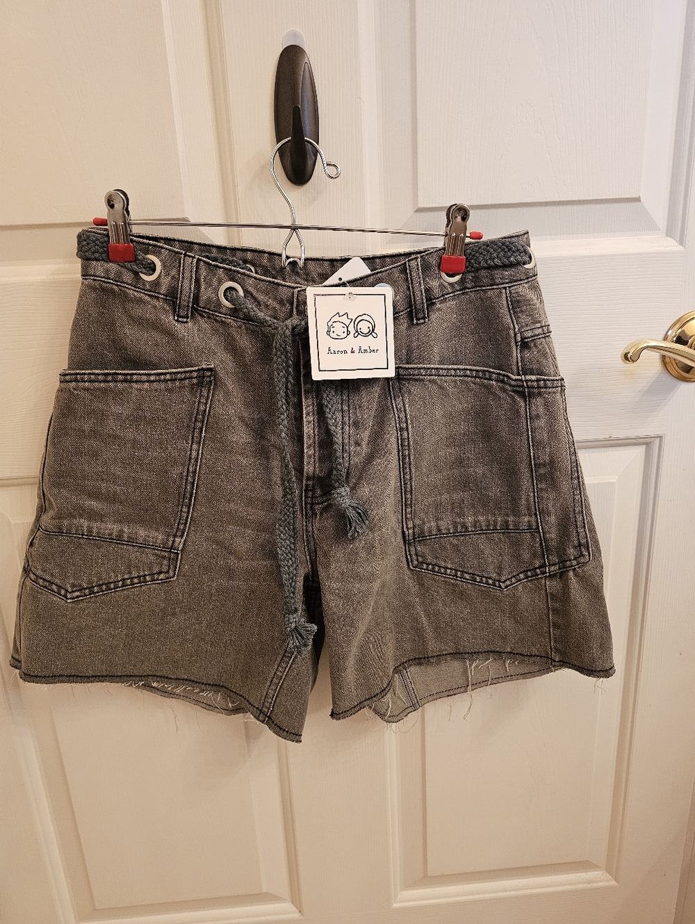 Gray Denim Women’s Shorts